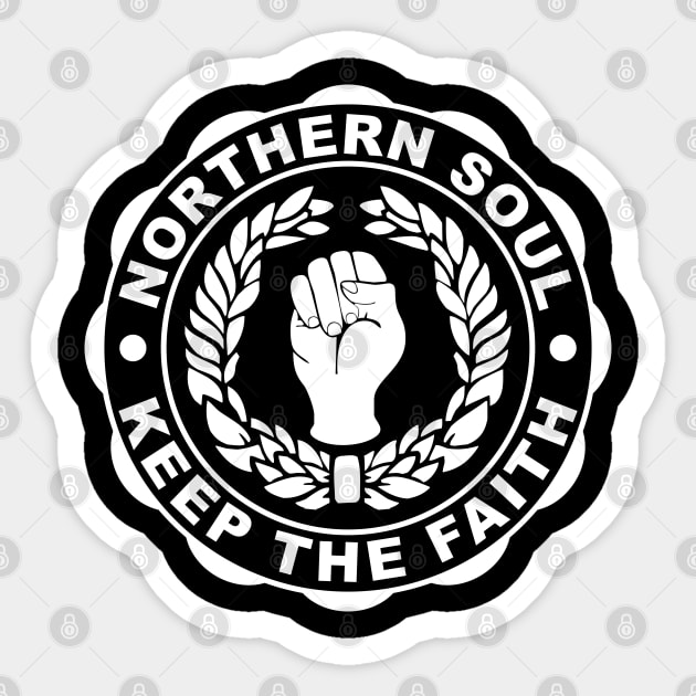 Northern soul keep the faith Sticker by BigTime